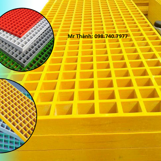 tấm sàn grating frp