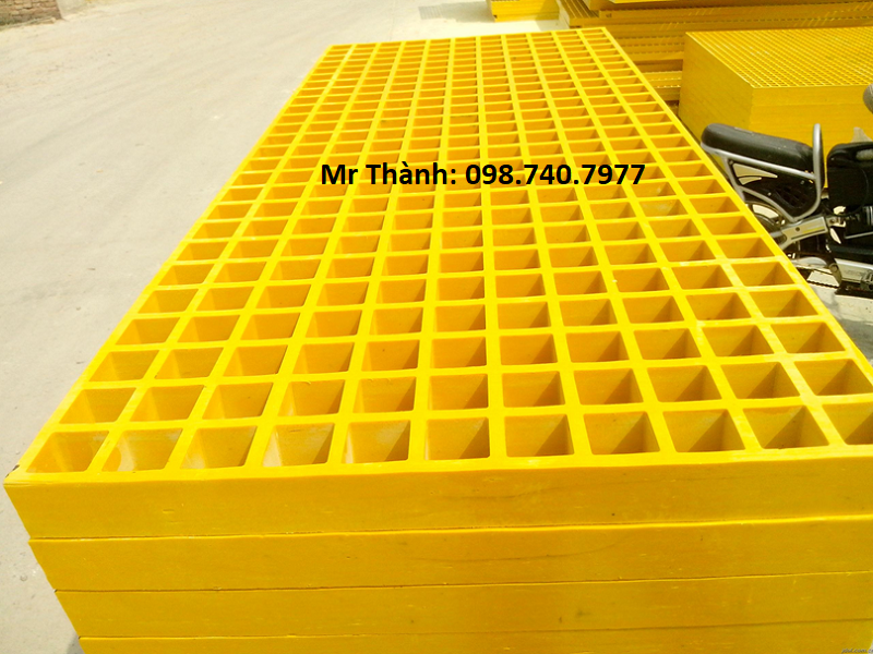 tấm sàn grating frp