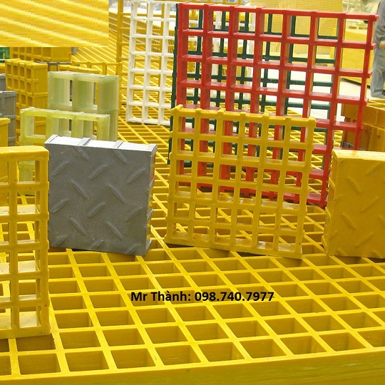 tấm sàn grating frp